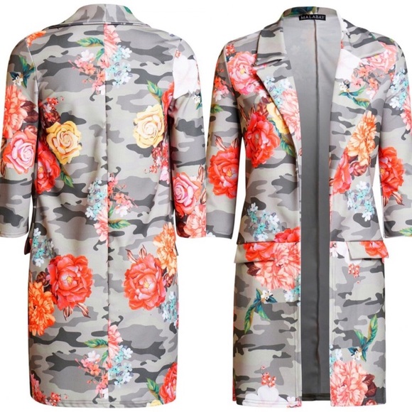 Gorgeous floral jacket. - Picture 3 of 8